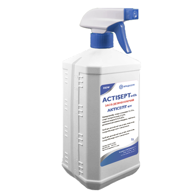 Антисептик «АСТІSЕРТ еth»/«АКТІСЕПТ ет», флакон, 1000 мл, спрей